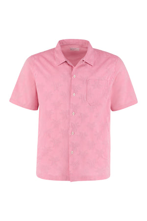 Short sleeve cotton shirt-0